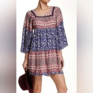 Blu Pepper Floral Tunic Dress